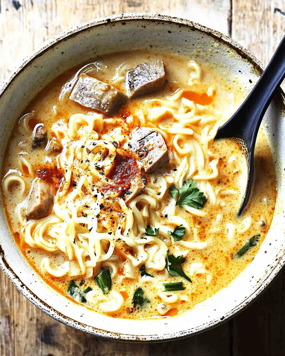 Spicy Coconut Curry Ramen