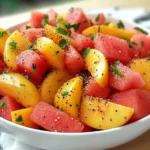 The Peach Watermelon Salad That Tastes Like Summer