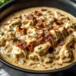 Creamy Chicken Bacon Stroganoff