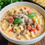 Creamy Parmesan Italian Sausage Soup