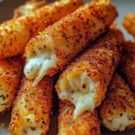 Crispy Air Fryer Mozzarella Sticks