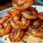 Crispy Cajun Shrimp with Creamy Sauce