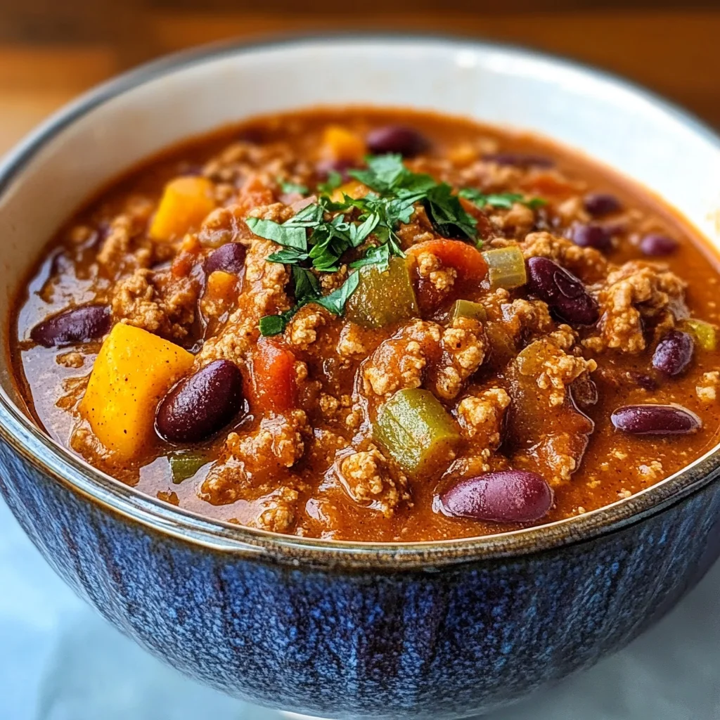 Crockpot Pumpkin Chili