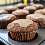 Glazed Gingerbread Muffins