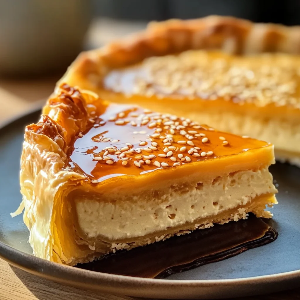 Golden Greek Honey Pie (Melopita)