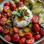 Mediterranean Burrata Board