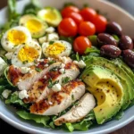 Mediterranean Chicken & Egg Power Salad