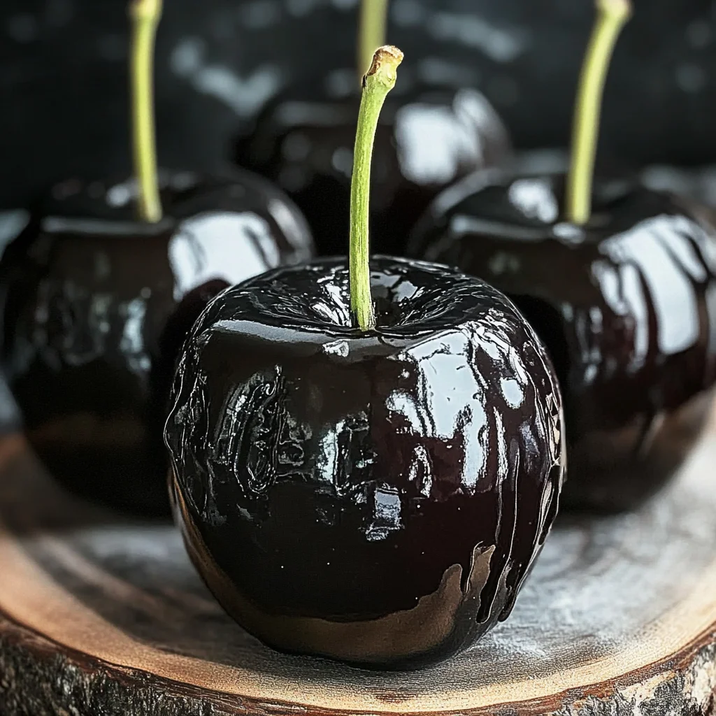 Poison Toffee Apples for Halloween