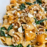 Pumpkin Feta Pasta