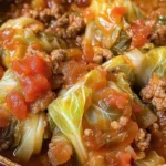 Slow Cooker Unstuffed Cabbage Rolls