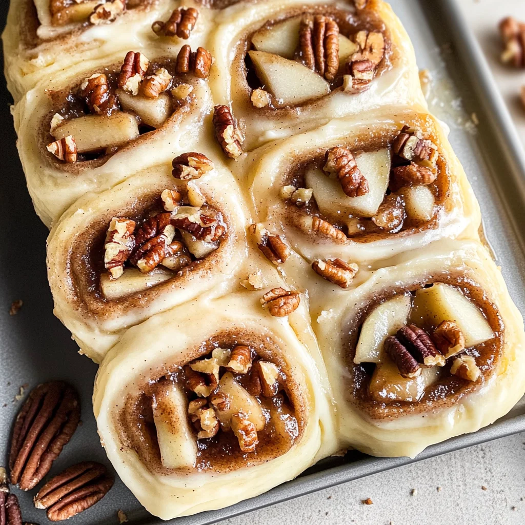 Soft-Baked Apple Cinnamon Rolls