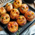 Spooky Halloween Skull Potatoes