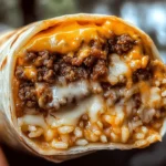 Cheesy Beef Taco Burritos