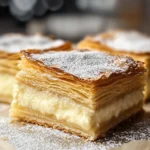 Creamy Vanilla Slice with Flaky Puff Pastry