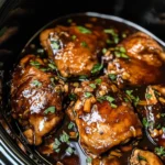 Crockpot Bourbon Chicken