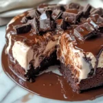 Delicious Brownie Ice Cream Cake
