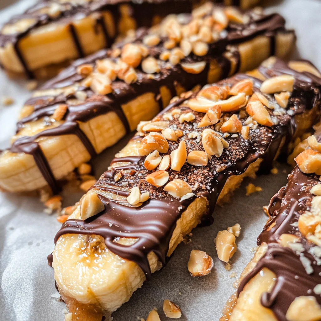 Frozen Banana Snickers