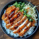 Japanese Katsu Bowls with Tonkatsu Sauce