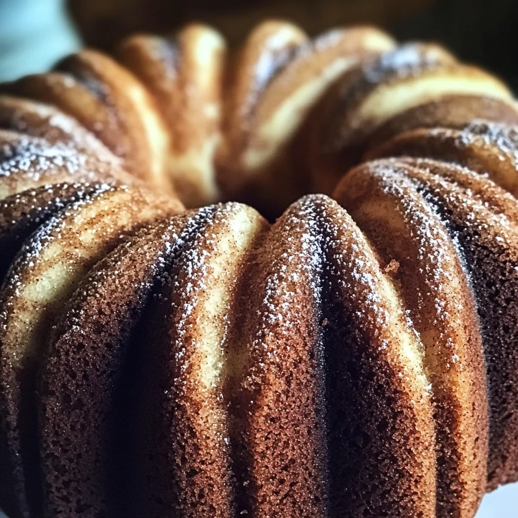 Moist Cinnamon Swirl Bundt Cake Recipe