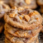 Peanut Butter Butterfinger Cookies