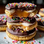 Ritz Cracker Caramel Chocolate Bites